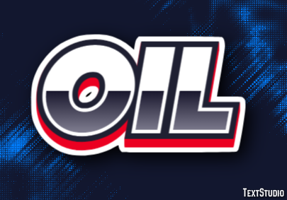 Oil Effet de Texte
