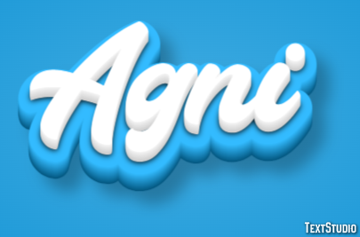 Agni Text Effect