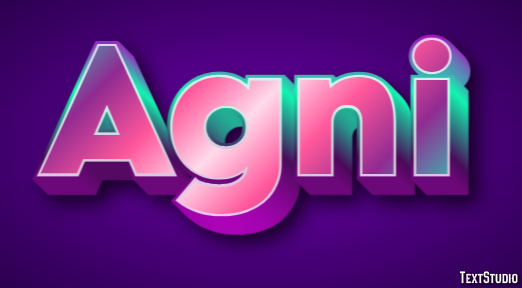 Agni Text Effect