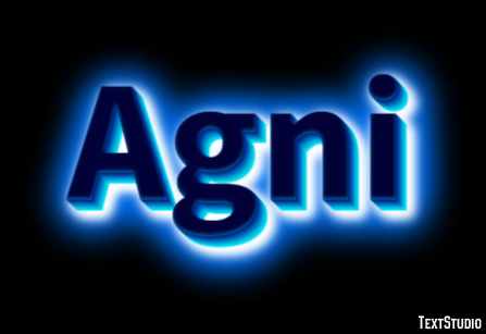 Agni Text Effect