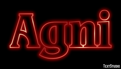 Agni Text Effect