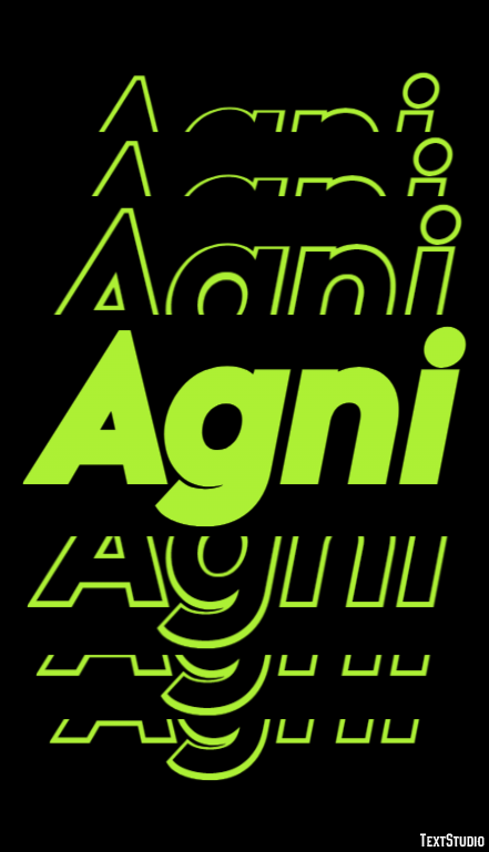 Agni Text Effect