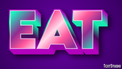 Eat Text Effect