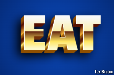 Eat Text Effect