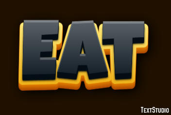 Eat Text Effect