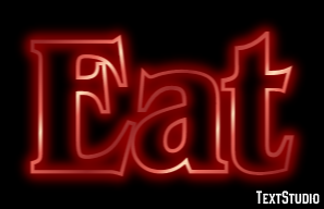 Eat Text Effect