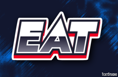 Eat Text effect