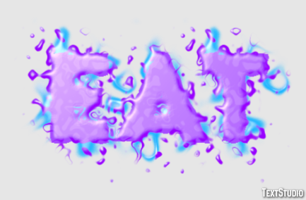 Eat Text Effect