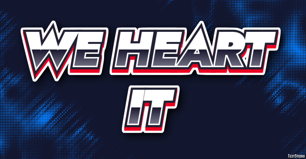 We Heart It テキスト効果