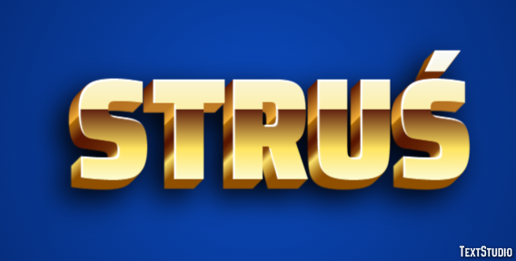Struś Text Effect