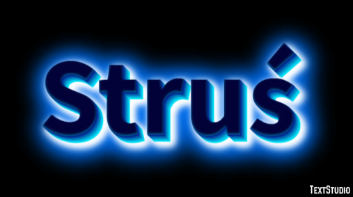 Struś Text Effect