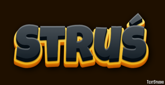 Struś Text Effect