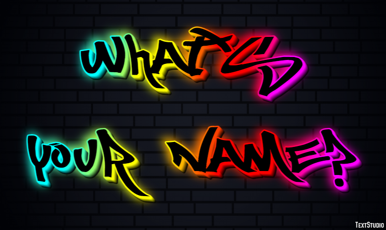What's your name? Text Effect