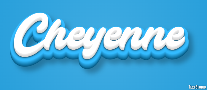 Cheyenne Efekt tekstowy
