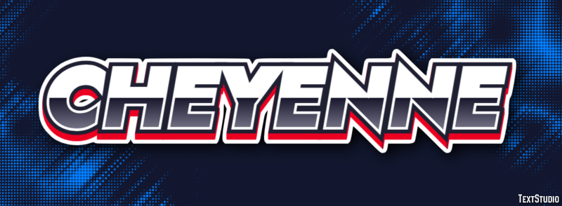 Cheyenne Efekt tekstowy