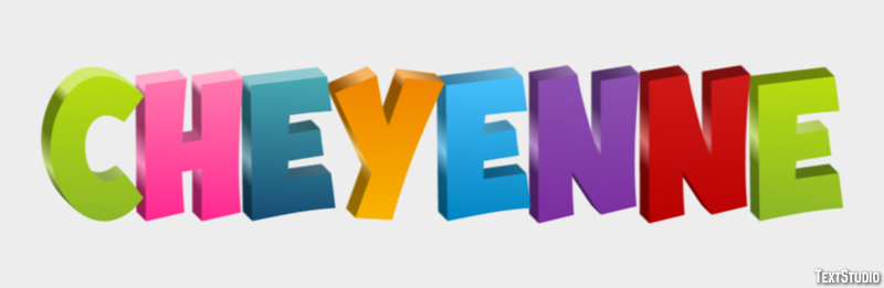 Cheyenne Efekt tekstowy