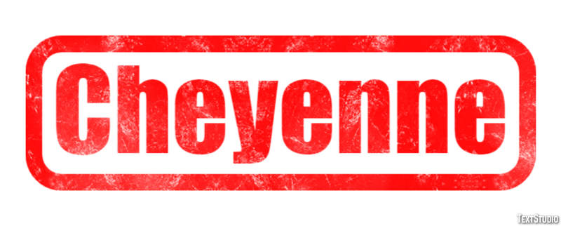 Cheyenne Efekt tekstowy