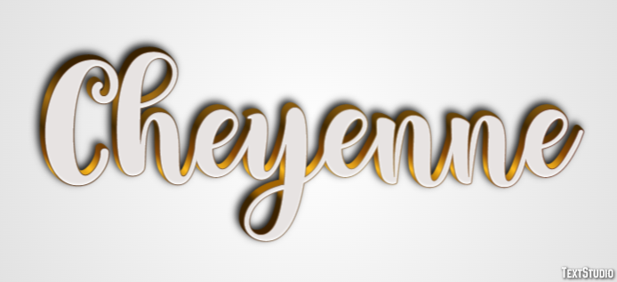 Cheyenne Efekt tekstowy