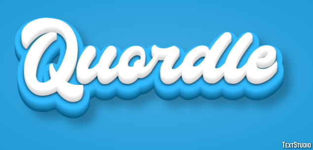 Quordle Efeito de texto