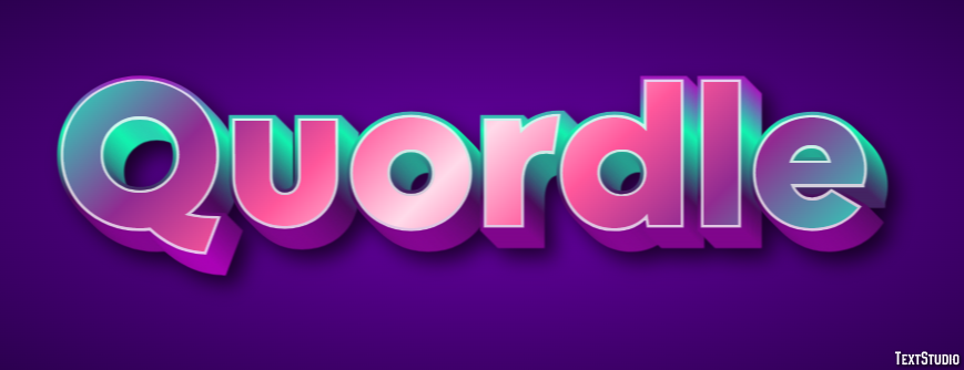 Quordle Efeito de texto