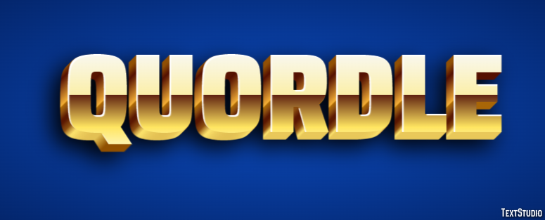 Quordle Efeito de texto