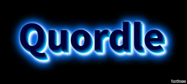 Quordle Efeito de texto