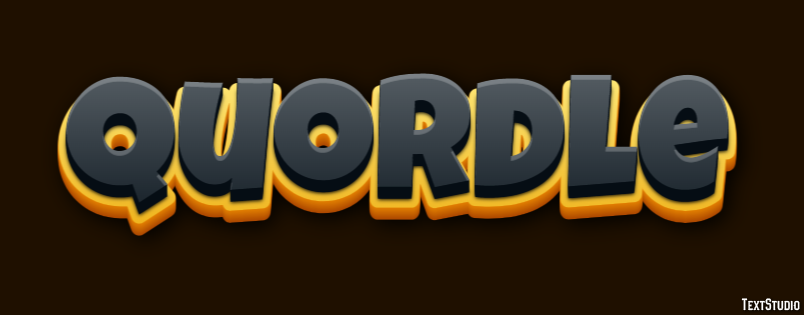 Quordle Efeito de texto