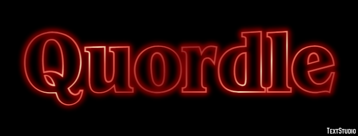 Quordle Efeito de texto