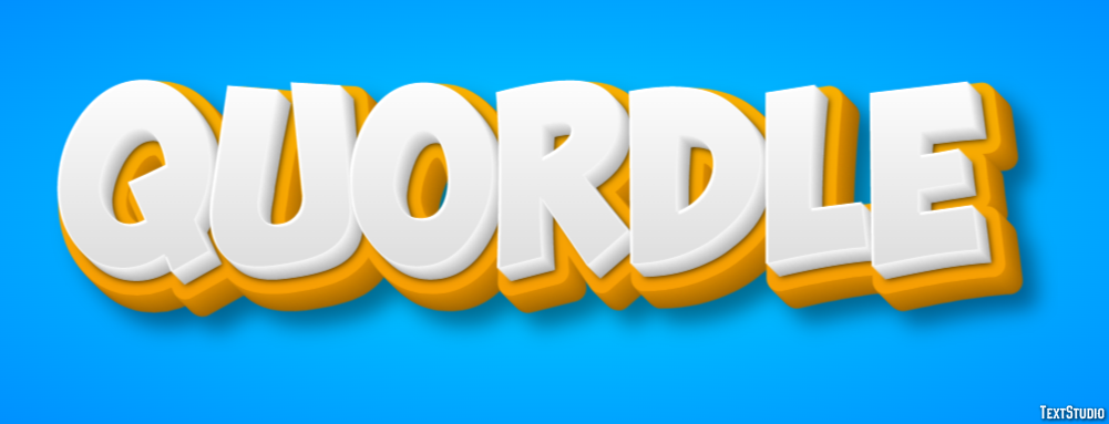 Quordle Efeito de texto