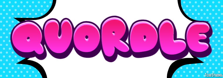 Quordle Efeito de texto