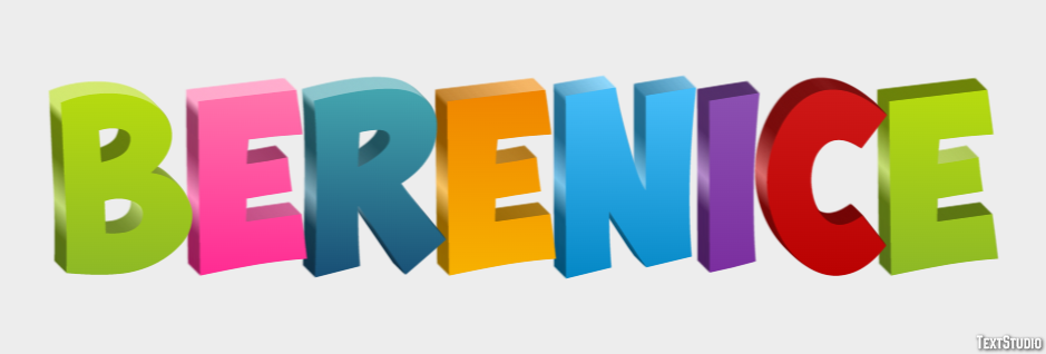 Berenice Text effect
