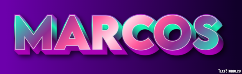 Marcos Efecto de Texto