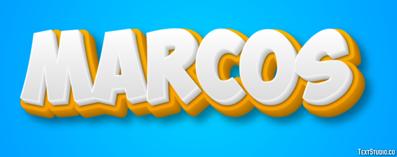 Marcos Эффект текста