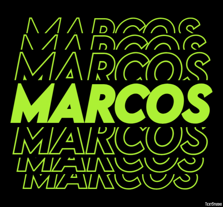 Marcos Effetto testo