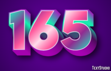 165 Text Effect