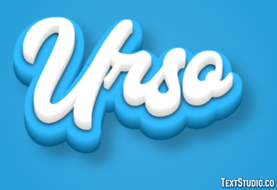 Urso Efecto de texto