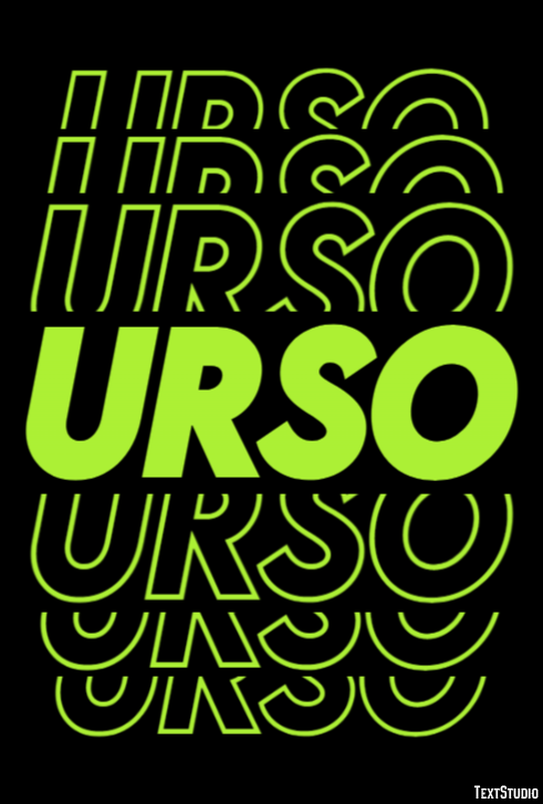 Urso Efecto de texto