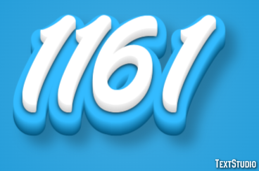 1161 Text Effect