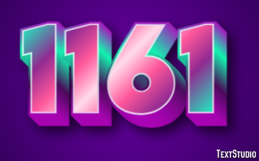 1161 Text Effect