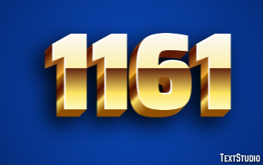 1161 Text Effect
