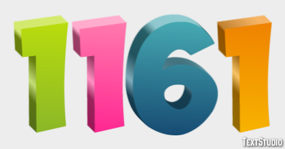 1161 Text Effect
