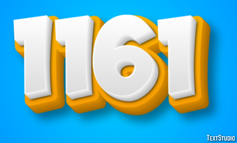 1161 Text Effect