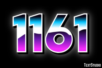 1161 Text Effect