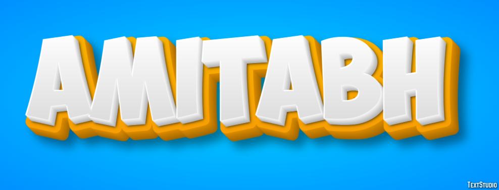 Amitabh Text effect