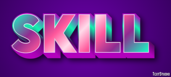 Skill Text Effect