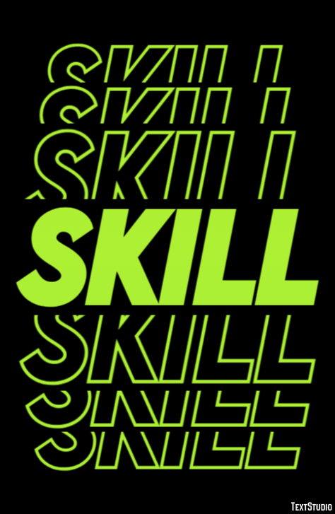 Skill Text Effect