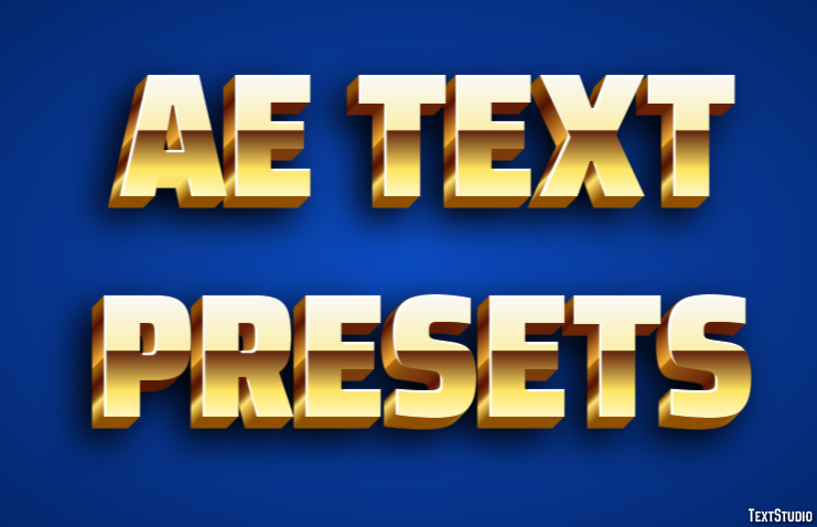 Ae Text Presets Text Effect