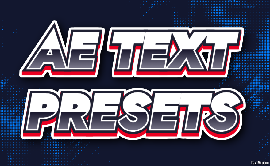 Ae Text Presets Text Effect
