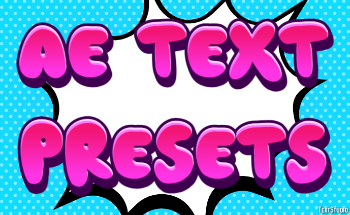 Ae Text Presets Text Effect