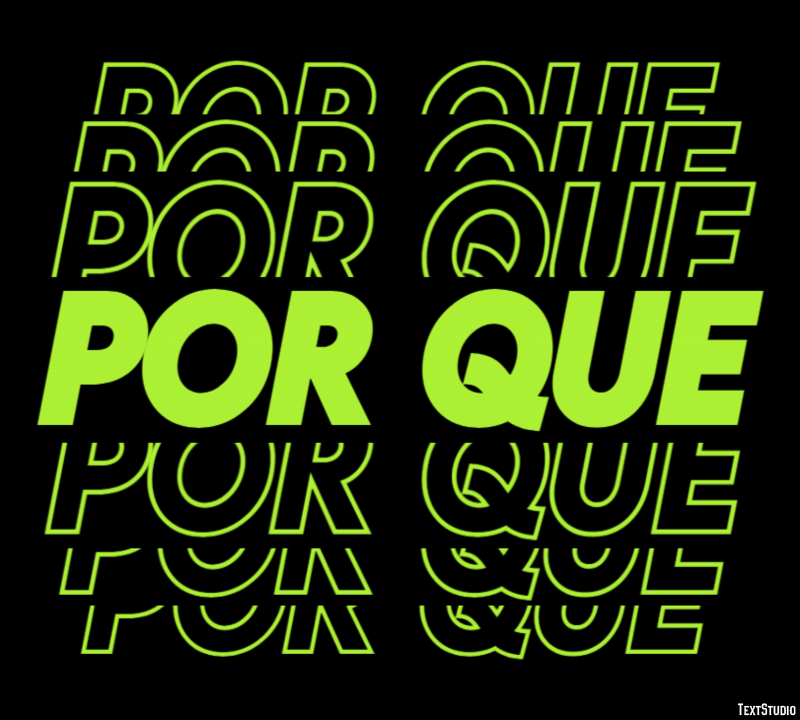 Por que Efekt tekstowy